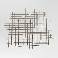 36 X30 Mid Century Metal Wall Decor Gold Project 62 In 2020 Gold Wall Decor Decorative Wall Sculpture Metal Walls