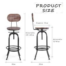 Extra Tall Bar Stools Inch Stuhlede Com Barhocker Barhocker Mit Ruckenlehne Holzhocker