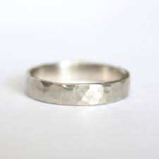 Hammered Gold Wedding Ring 14k White Gold Ring Mens Wedding Etsy Hammered Gold Wedding Ring White Gold Wedding Rings 14k Wedding Rings
