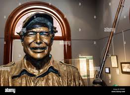 Key West Florida,Keys,Ernest Hemingway,bronze statue,Terry  Jones,sculptor,artist,FL150509047 Stock Photo
