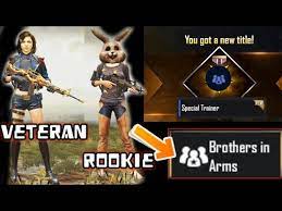How To Get A Free Permanent Title Special Trainer Brother In Arms Pubg Mobile Youtube