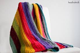 Ich habe gut 1 1/2 jahre daran gesessen! Tutorial Bunte Rippeldecke Hakeln Hausofcrochet De