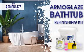 A professional tub and tile refinisher can tell you if refinishing is worth the money. Amazon Com Armoglaze Bathtub Refinishing Kit For Porcelain Enamel Acrylic Fiberglass Cast Iron Tubs Easy Pour On Application Odorless Tested Zero Voc White Tub Coating 2 7kg For Standard Bathtub Kit Made In Usa Home