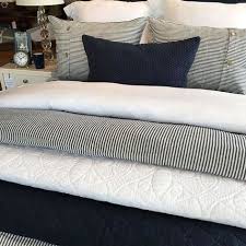Linen Stripe Bedding By Pottery Barn Bed Linens Luxury Farmhouse Bedding Bedroom Furniture