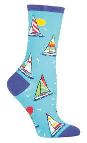 Sailboats Socks Cool Socks Socks Sailor Shoes