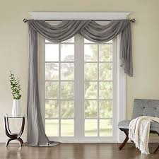 Thanks to several diy ideas we have below you can even find a use for. Madison Park Harper Solid Crushed Sheer Scarf Window Valance Bed Bath Beyond