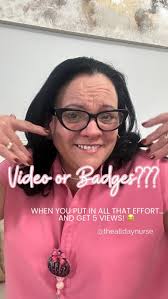 When you’re a nurse juggling a side hustle, barely have time to sleep, but  still try to make a viral video… for 5 views 😂 Should’ve stuck to my  badges! , Any other tired nurses out there feeling the ...