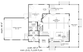 3 bhk house design can be the ideal size for a wide assortment of plans. House Plan 40820 Farmhouse Style With 2400 Sq Ft