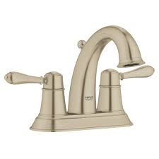 I cannot figure out how to get the old faucet off. 4 Inch Centerset 2 Handle Bathroom Faucet 1 2 Gpm