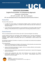 Why not share this page note: Executive Programme English Pronunciation A Contemporary Approach