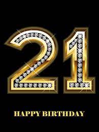 Pin On 21st Birthday Cards