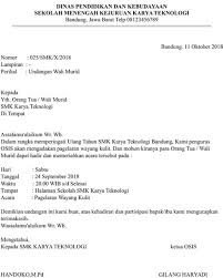 Di kesempatan kali ini dosenpintar.com akan membagikan artikel mengenai tentang contoh surat undangan yang meliputi. Contoh Surat Undangan Rapat Sekolah Untuk Wali Murid