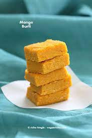 Vegan Mango Burfi Mango Fudge Bars Indian Recipe Vegan Richa Recipe Vegan Recipes Recipes Indian Desserts