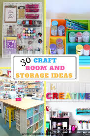 Look through craft room pictures in different colors and styles and when you find a craft room design that inspires you, save it to an ideabook or. Organizing Craft Supplies 30 Craft Room Storage Ideas Leap Of Faith Crafting