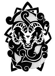 Tribal arise tattoos on upper back. Aries Tattoo Design Aries Tattoo Ram Tattoo Polynesian Tattoo Designs