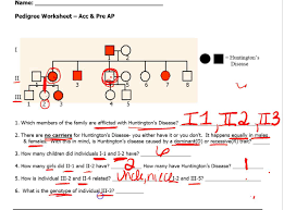 Talking about pedigree worksheet with answer key below we will see various similar pictures to give you more ideas. Human Pedigree Worksheet Key Printable Worksheets And Activities For Teachers Parents Tutors And Homeschool Families