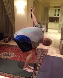 From My Private Yoga Class For People With Injuries Standing Twist Get More Details About It At Www Facebook Com Yogawithastrid Indonesia Fuckyea