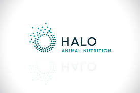 Halo Animal Nutrition Logo Logo Design Animals Health Nutrition Halo Branding Identity Blonde Nutrition Logo Nutrition Branding Animal Nutrition
