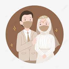 Rumah pengantin is at rumah pengantin monalisa. Gambar Pasangan Pengantin Muslim Yang Comel Memakai Topeng Dengan Gaya Digambar Tangan Clipart Perkahwinan Pasangan Comel Pasangan Png Dan Psd Untuk Muat Turun Percuma
