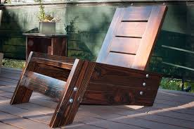 Sao Rafael Modern Vintage Reclaimed Wood Deck Chair Etsy Wood Pallet Furniture Wood Deck Deck Chairs