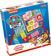 Paw Patrol 3 I 1 Spel Lotto Domino Och Memory 56203