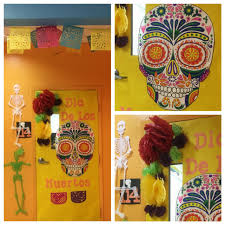 Day Of The Dead Dia De Los Muertos Classroom Door Halloween Fall Sugar Skull Dia De Los Muertos Muertos Halloween