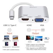 Find great deals on ebay for hp hdmi to vga display adapter. 15cm Dell Inspiron Usb Type C To Hdmi 4k Usb C To Hdmi Vga Thunderbolt 3 Compatible Mi Air And More Hp Spectre Lenovo Vga Adapter For Macbook Pro Chromebook Computer Accessories