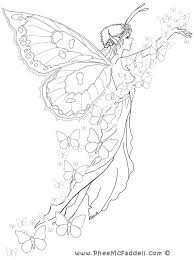 Butterfly Fairy Coloring Page Fairy Coloring Pages Fairy Coloring Coloring Pages
