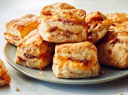 Layered Ham And Cheese Biscuits Recipe Food Network Recipes Ham And Cheese Food