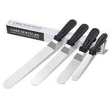Wisfox Spatules Coudees A Patisserie Spatule A Glacage En Acier Inoxydable Gateau Patisserie Palette Pelle Cuisine Lisse Spatules Ustensile Acier Inoxydable