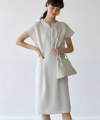 商品詳細 d ダブルクロス フレンチスリーブ ワンピース green label relaxing グリーンレーベル リラクシング 公式通販 dresses with sleeves short sleeve dresses fashion
