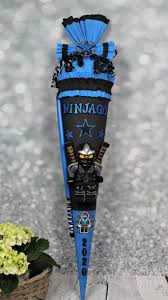 Schultute Zuckertute Mit Ninjago Wecker Schultute Schultute Basteln Schultute Star Wars