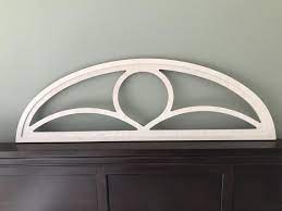 Large Arched Window Frame 16x50 Wood Frame Heirloom Custom Etsy In 2021 Arched Windows Window Frame Decor Above Window Decor