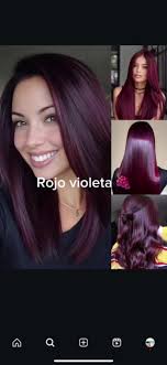 Cabello Rojo Y Morado