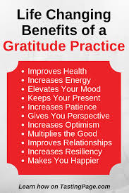 10 Life Changing Benefits of Gratitude — Tasting Page