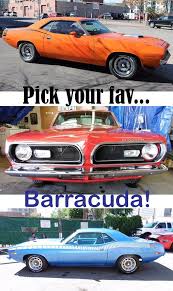 For Sale Blue 1973 Plymouth Barracuda For 32 500 1969 Red Plymouth Barracuda Is 37 500 Orange Plymo Classic Cars Muscle Plymouth Muscle Cars Classic Cars