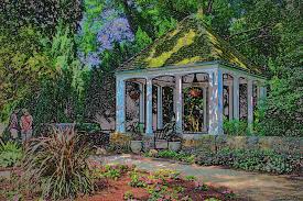 It adds a bit of whimsy to a. Garden Folly Photograph By Ira Marcus