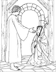 Luke 10:38 (niv) as jesus and his disciples were on their way, he came to a village where a woman named martha opened her home to. Coloring Pages Of Mary Coloring Home