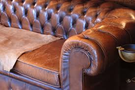 Natural oils and oil from hair products transfers from your head and are slowly absorbed into the leather. Leather Suite Recolouring Flawless Upholstery