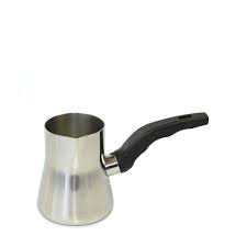 Our least expensive recommendation here on our homepage the housing is actually made of metal. Stainless Steel Turkish Coffee Pot