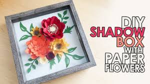 See more ideas about shadow box, flower shadow box, cricut crafts. Diy Shadow Box With Paper Flowers Shadow Box Tutorial Shadow Box Flowers Youtube