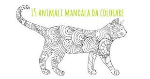 Mandala 15 Animali Da Colorare Scarica Gratis Greenme Mandala Animali Disegni