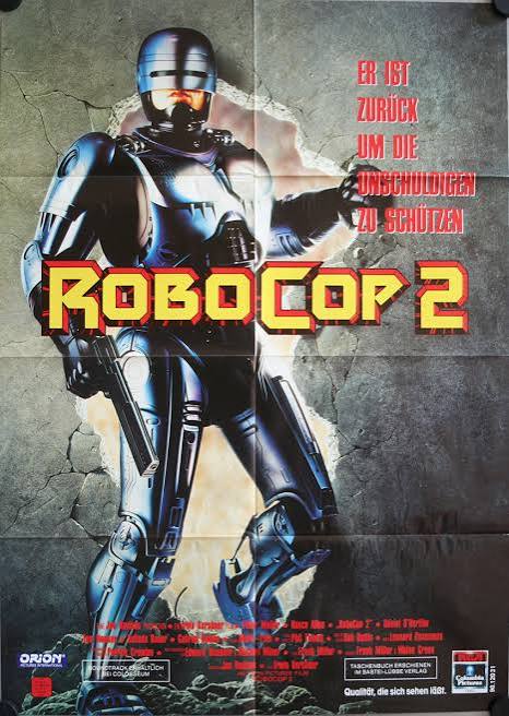 RoboCop 2 German video movie poster A1 Peter Weller, Tom Noonan, Belinda  Bauer | eBay
