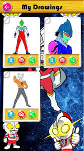 Colouring Book For Ultraman Galaxy Battle For Android Apk Download