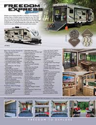 Check out the toy haulers from freedom express. 2018 Coachmen Freedom Express Blast Brochure Download Rv Brochures