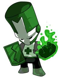 Well, this is a gift to my boyfriend, whos obsessed with this game. Castle Crashers Green Knight By Kusairo Sama On Deviantart