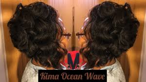 I used 2 packs of harlem125 kima braid. Crochet Bob Using Kima Ocean Wave Youtube