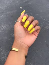 See more of coffin nails on facebook. Long Yellow Coffin Nails Nail And Manicure Trends