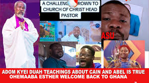 Adom Kyei Duah teaching about Cain And Abel is true Papa forgive us  +Ohemaba Esther welcome to Ghana