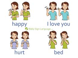 Baby Sign Language Chart 1 Sign Language Baby Sign